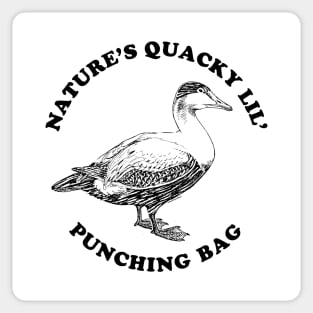 Nature's Quacky Lil' Punching Bag Sticker